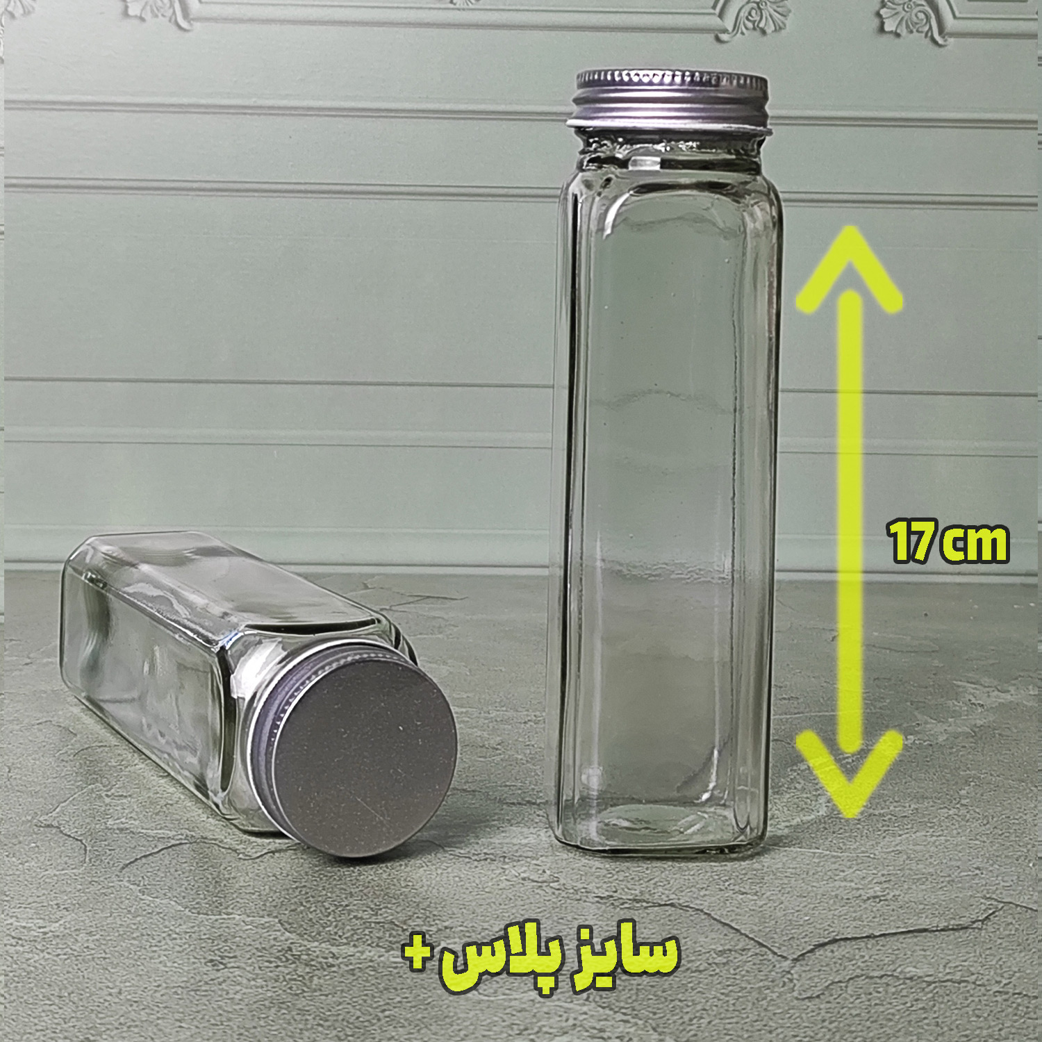 شیشه ادویه سایز پلاس